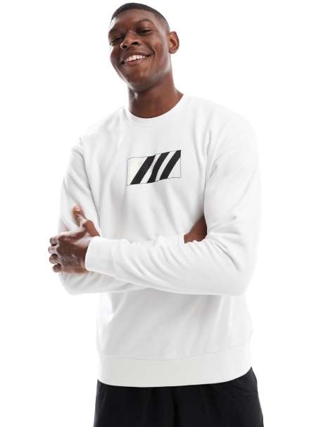 Sudadera blanca con estampado gráfico Copa de adidas Performance - view 1