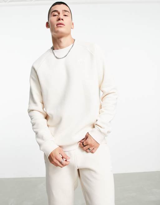 Sudadera blanca de adidas Originals Essentials, 3 de 4