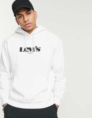Sudadera blanca grande clearance