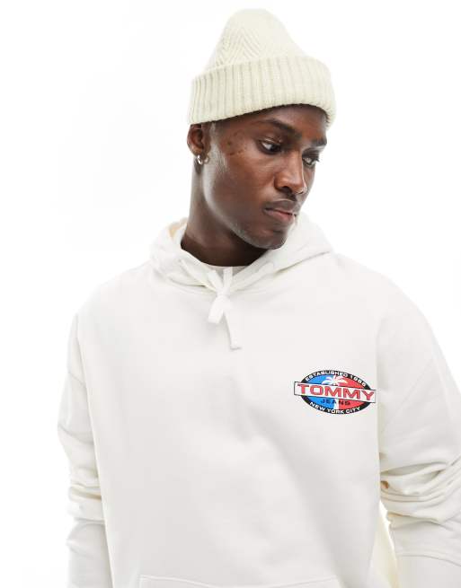 Sudadera blanca holgada con capucha Boardsports de Tommy Jeans ASOS