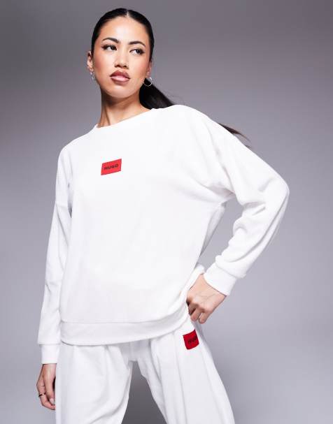 Sudadera blanco hueso suave Neve de HUGO Bodywear (parte de un conjunto) - view 1