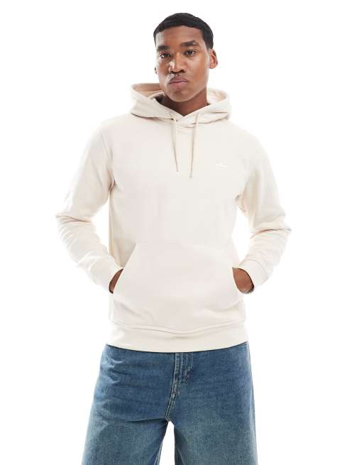 Sudadera blanco maravilla y blanca con capucha Trefoil Essentials de adidas Originals
