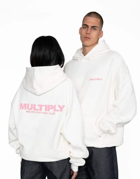 Sudadera blanco nieve extragrande con capucha Multiply de Multiply Apparel - view 1