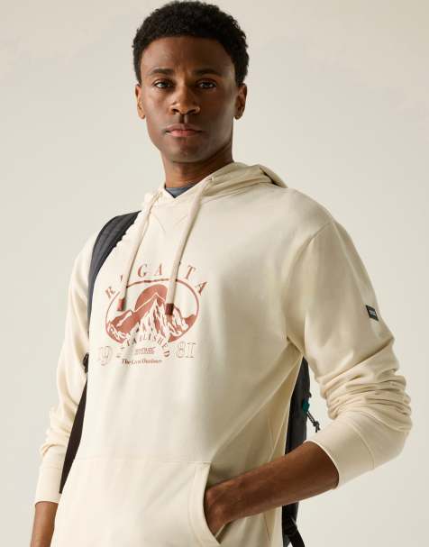 Sudadera blanco piedra y color ladrillo con capucha Cosy Cline de Regatta - view 1