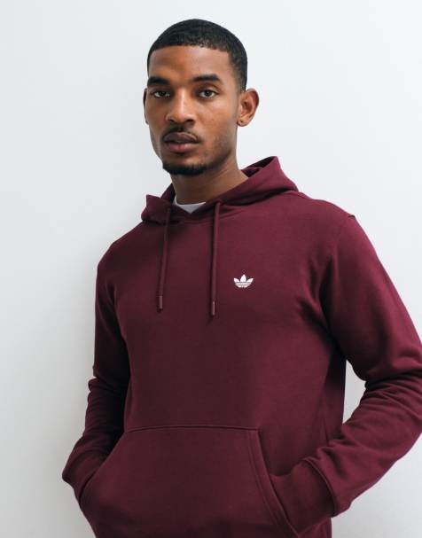 Sudadera burdeos básica con capucha Essential de adidas Originals - view 1