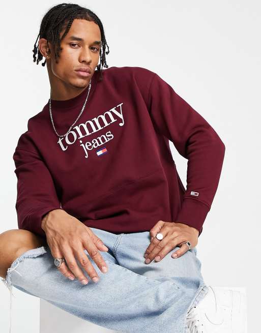 Sudadera Tommy Hilfiger Icon Rojo Para Hombre