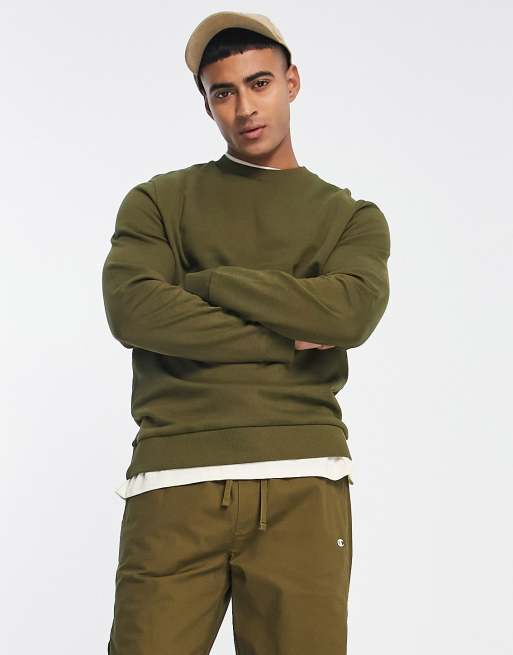 Sudadera caqui de ASOS DESIGN