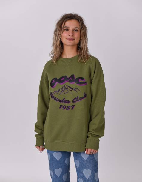 Sudadera caqui Powder Club de OOSC - view 1