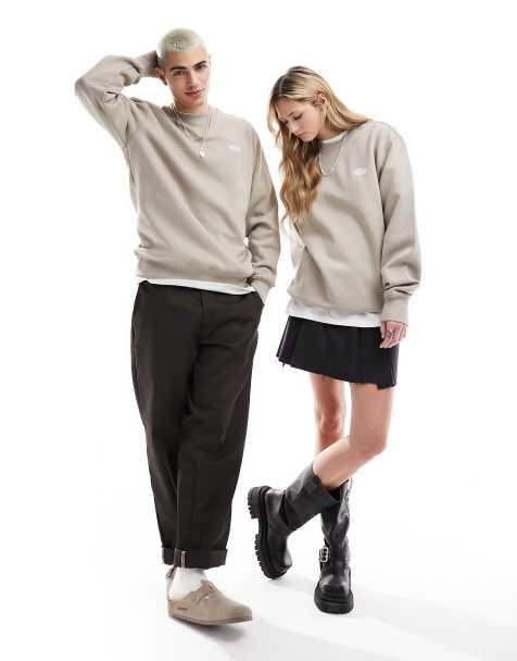 Sudadera color arena extragrande premium Summerdale exclusiva en ASOS de Dickies - view 1