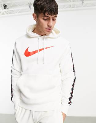 Sudadera color blanco vela con cuello redondo Repeat Pack de Nike