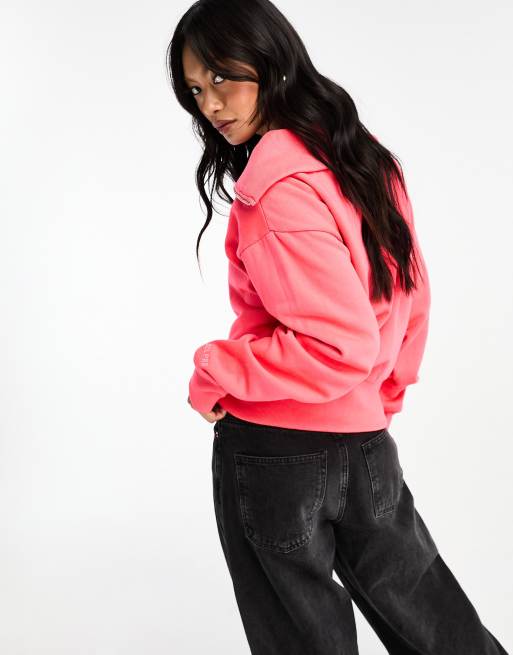 Sudadera color coral clearance