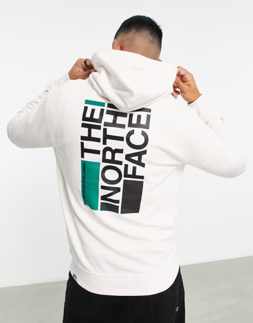Sudadera color crema con capucha y estampado en la espalda Flag 2 exclusiva en ASOS de The North Face