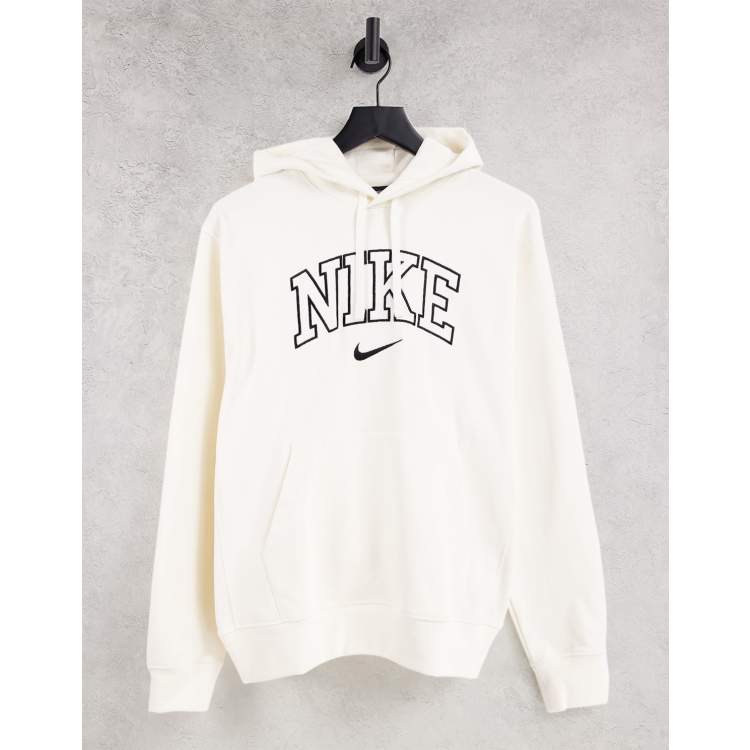 Sudadera nike color crema top