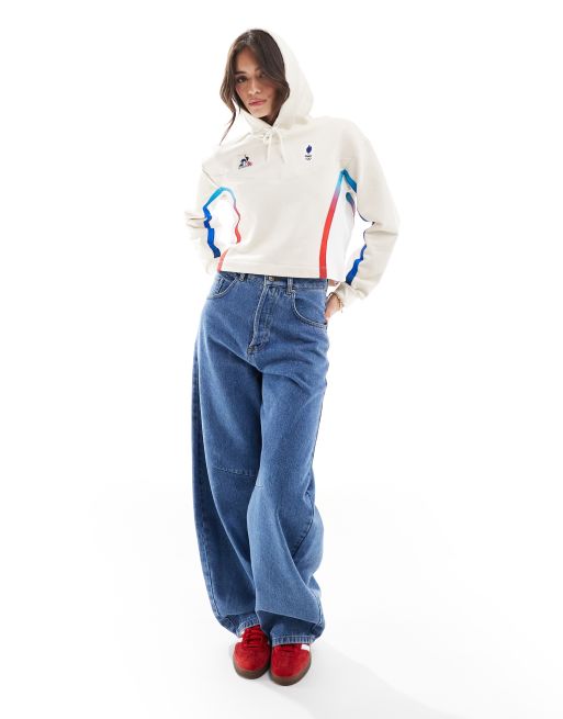 Le coq sportif sudadera jeans top
