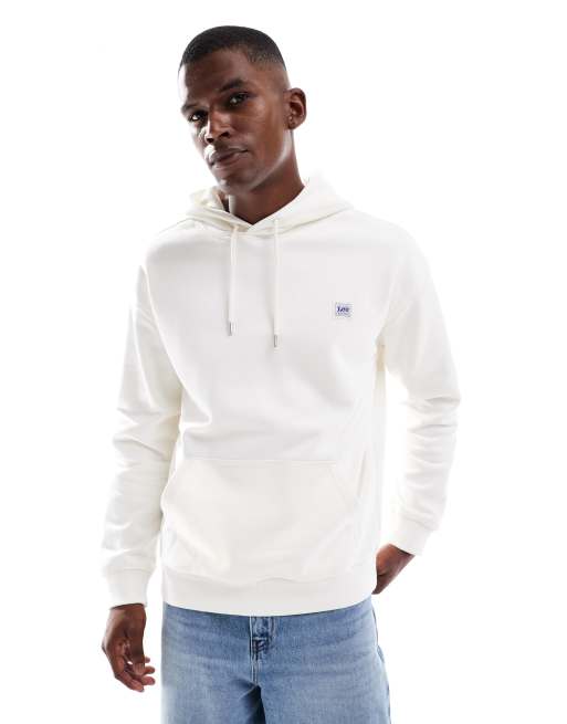 Sudadera color crudo de estilo worker con capucha de Lee