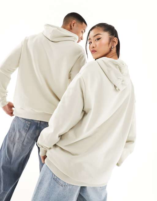 Sudadera color top crudo