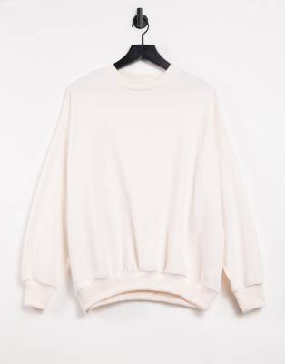 Sudadera color hueso Clearance