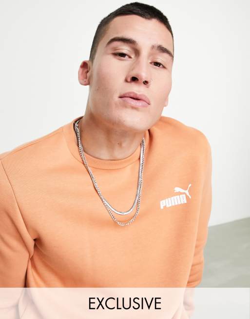 Sudadera color melocotón exclusiva en ASOS de PUMA Essentials