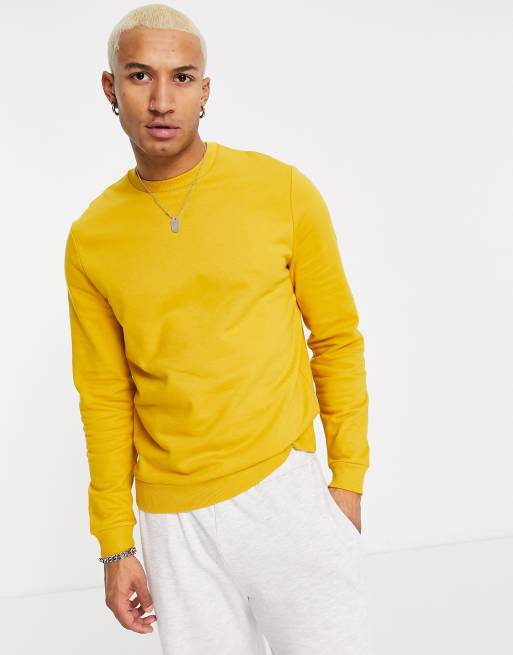 Sudadera color mostaza de ASOS DESIGN