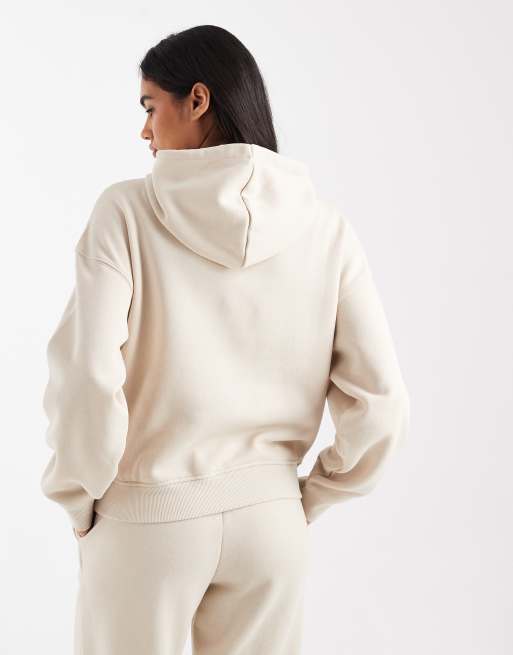 Sudadera color piedra con capucha de ONLY (parte de un conjunto