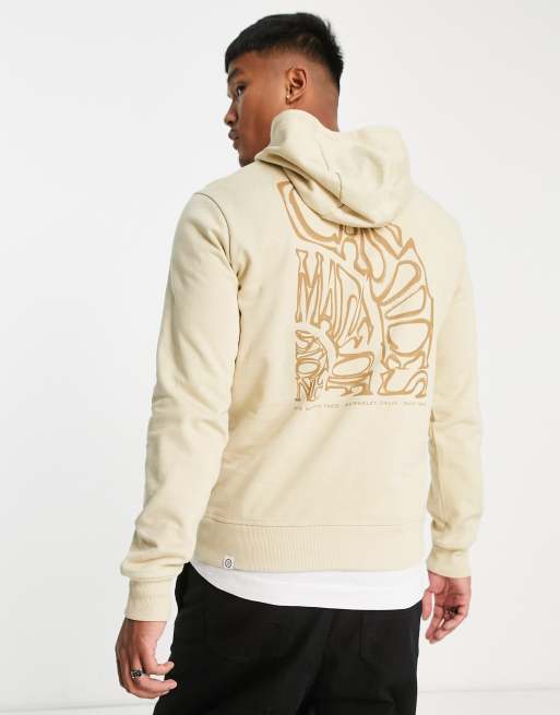 Sudadera north face blanca outlet y dorada