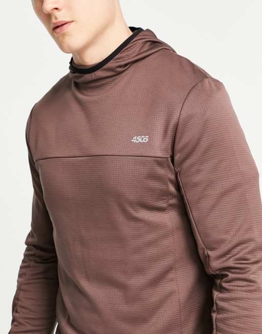 Sudadera color topo intenso con capucha Outdoor Training de ASOS 4505