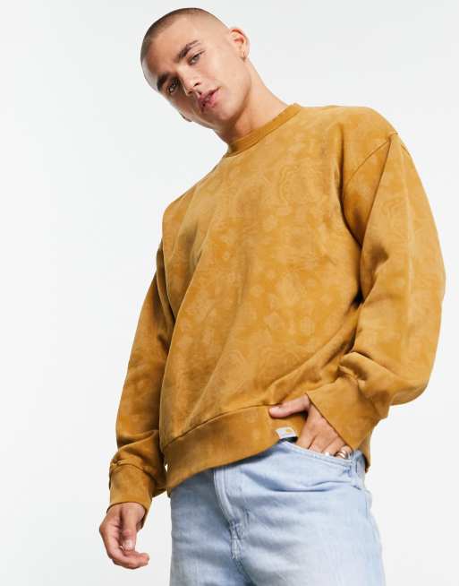 Sudadera color tostado con estampado de cachemir Verse de Carhartt WIP