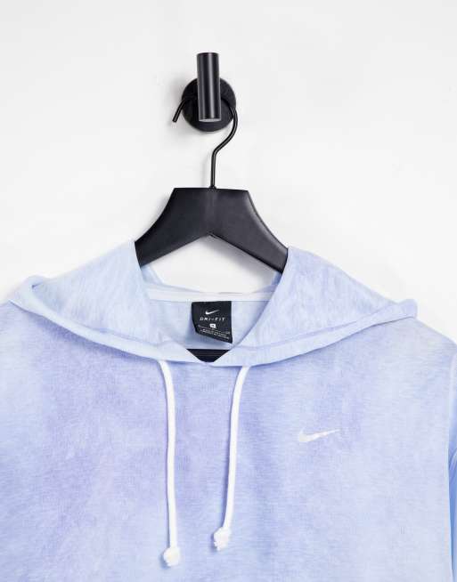 Sudadera con capucha azul efecto tie dye Icon Clash de Nike Training, 3 de 4