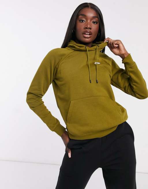 Sudadera con capucha b sica en verde caqui de Nike ASOS