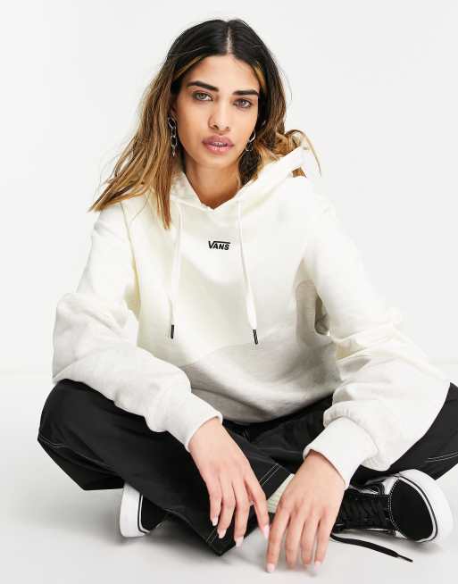 Sudadera con capucha blanco hueso Blocked Off de Vans ASOS