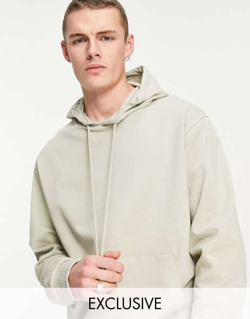 Sudadera con capucha color piedra de COLLUSION