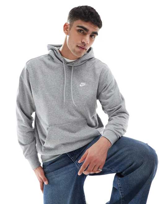 Sudadera con capucha en gris Club de Nike
