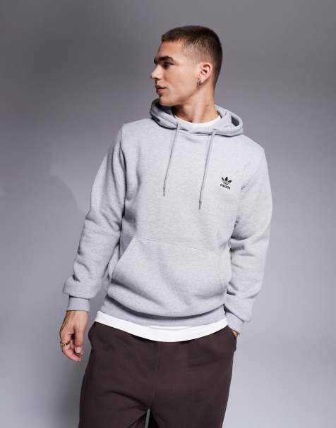 Sudadera con capucha en gris Essentials de adidas Originals - view 1