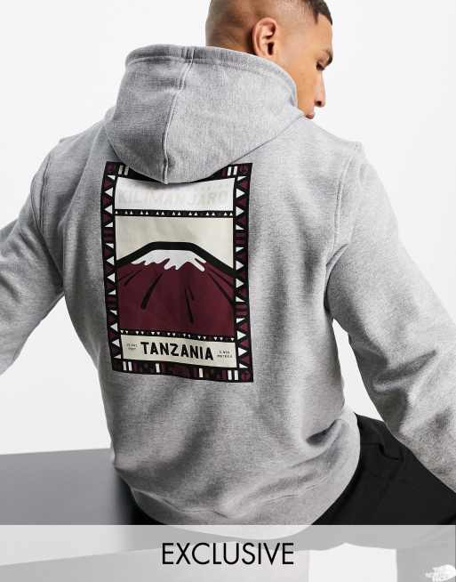 Sudadera con capucha en gris Faces exclusiva en ASOS de The North Face