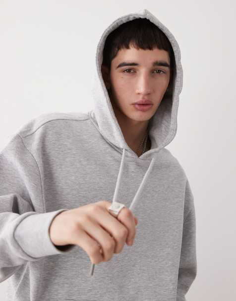 Sudadera con capucha en gris marga de COLLUSION - view 1