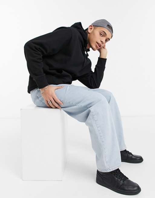 Sudadera con capucha en negro de COLLUSION, 4 de 4