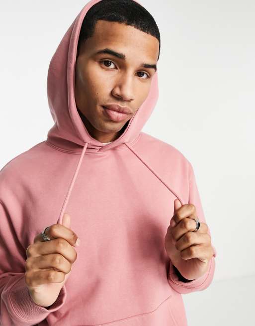 Sudadera con capucha en rosa de Topman
