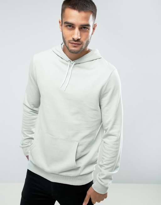 Sudadera con capucha en verde claro de New Look