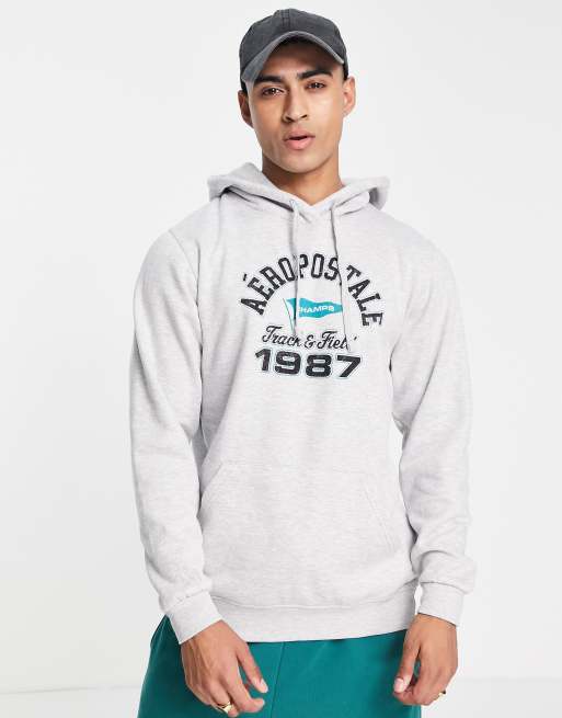 Sudadera con capucha gris de Aeropostale ASOS