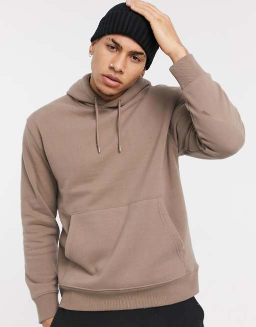 Sudadera con capucha marr n claro de Topman ASOS