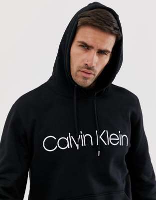 sudadera con capucha negra hombre