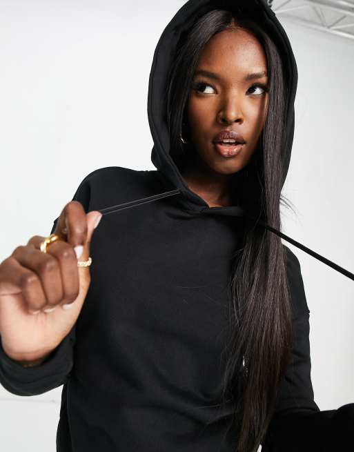 Sudadera con capucha negra de Urban Classics ASOS