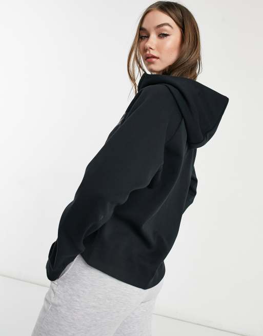 Sudadera con capucha negra técnica de polar de Nike, 2 de 4