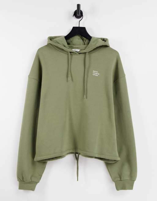 Sudadera con capucha verde Monroe de Envii