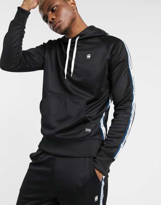 Chándal negro con detalle de cintas Alchesai de G-Star, 2 de 3