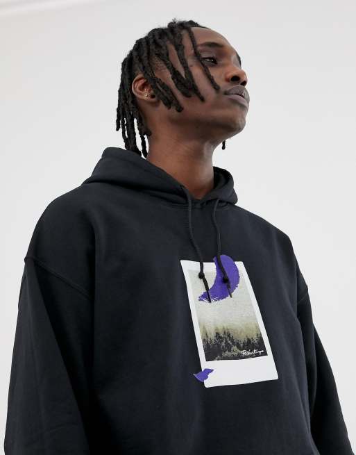 Sudadera con capucha y dise o de polaroid de Reclaimed Vintage Inspired