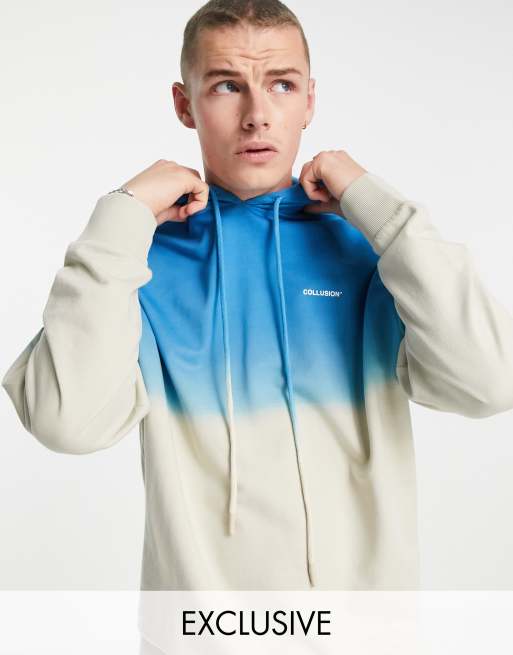 Sudadera con capucha y diseño degradado de COLLUSION (parte de un conjunto)