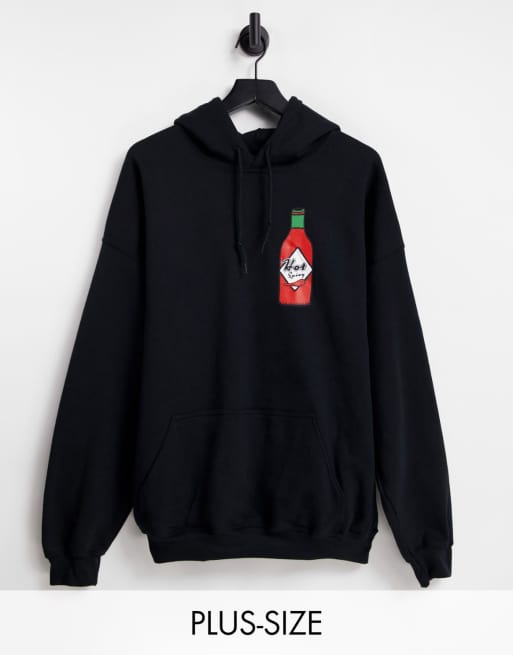 Sudadera con capucha y estampado gráfico de salsa 