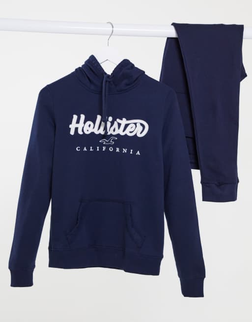 Sudadera hollister azul marino clearance