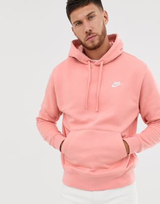 Sudadera con capucha y logo en rosa Club de Nike | ASOS